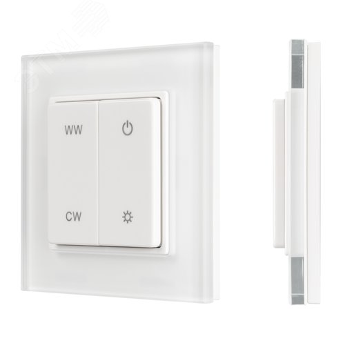 Изображение товара Панель SMART-P49-MIX-G-SUF 3V, 1 зона, Knob, 2.4G ARL, пластик (шт)