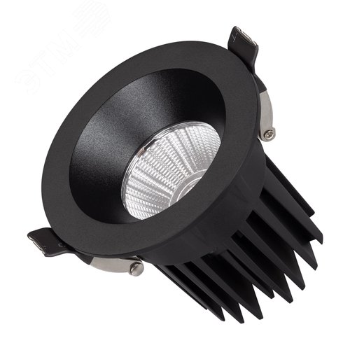 Изображение товара Светильник MS-ATOLL-BUILT-R86-10W Day4000 BK 36 deg 230V IP54 металл 5 лет (шт)