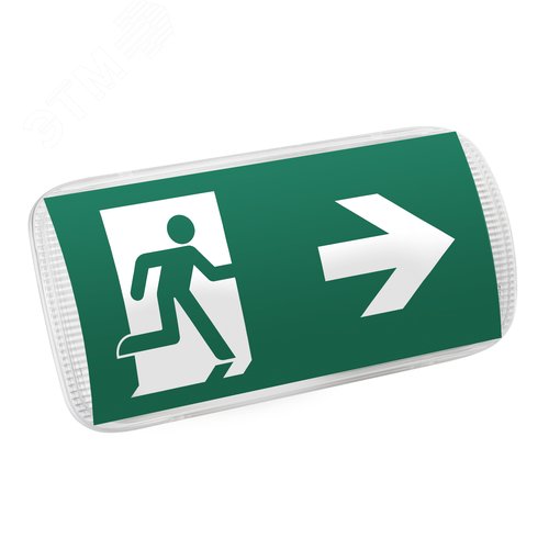 Изображение товара Панель аварийная пиктограмма направления IP65 пластик 3 года EMG-PROOF-3h-4.5W (шт)