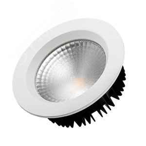Светодиодный светильник LTD-145WH-FROST-16W Day White 110deg (ARL, IP44 Металл, 3 года)