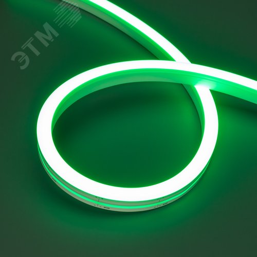 Изображение товара Лента герметичная MOONLIGHT-SIDE-A140-12x17mm 24V Green 8 W/m, IP67, 2835, 5m, wire x1, 8 Вт/м, IP67 (м)