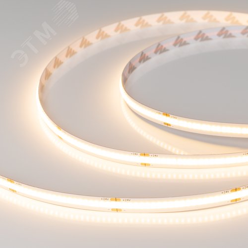 Изображение товара Лента светодиодная 11.5 Вт/м 24В 2700K IP20 378LED/м COB-X378-8mm CSP 5 м (м)