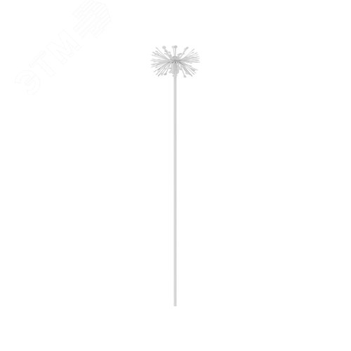 Изображение товара Светильник KT-DANDEL-BOLL-H495-0.5W Warm3000 (WH, 24 deg, 24V) (ARL, IP65 Металл, 3 года) (шт)