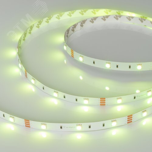 Изображение товара Лента светодиодная 7,2 Вт/м 12В IP20 RGB 30LED/м RT/RTW-B30-10-13mm SMD 5060 5 м (м)