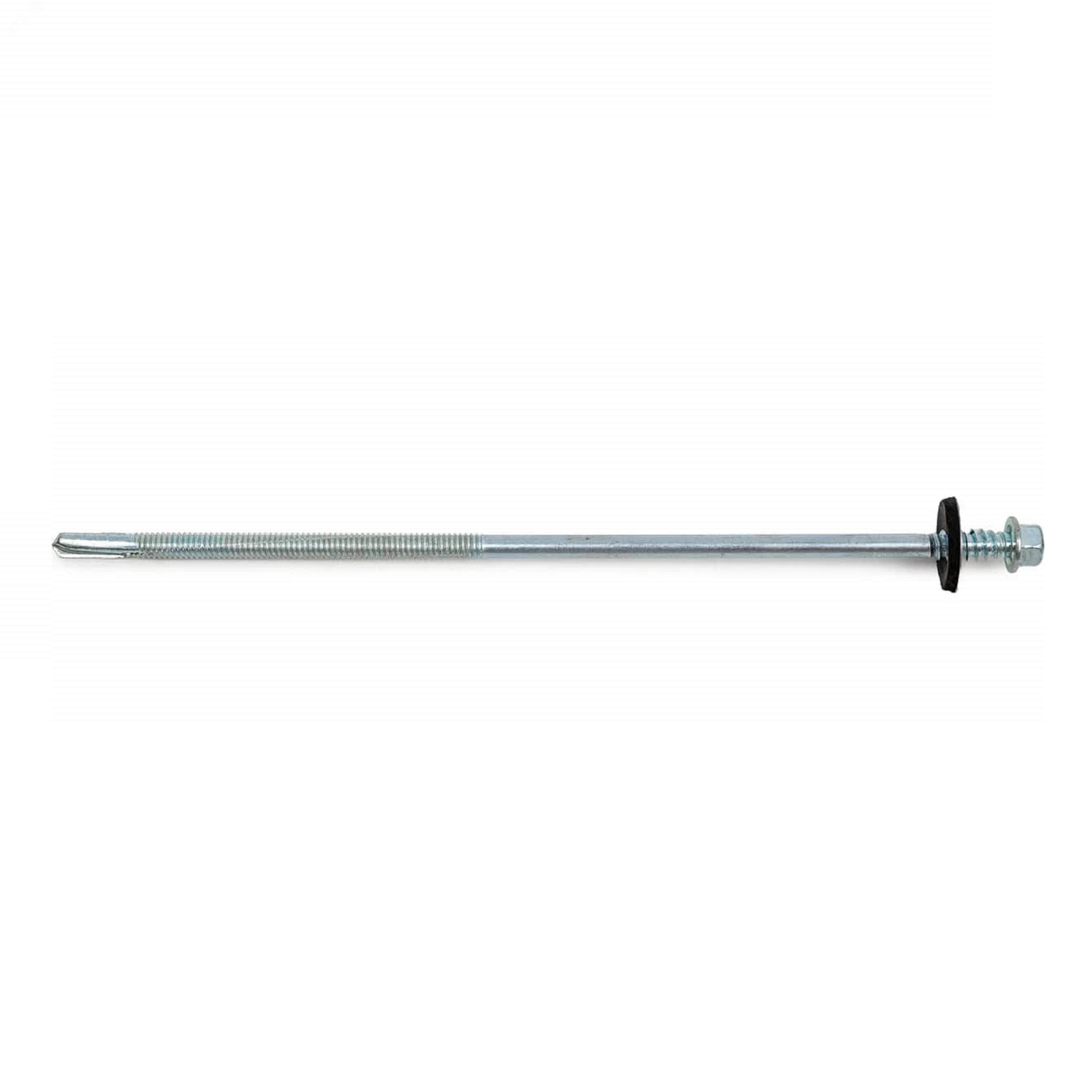 Изображение товара Саморез для сэндвич-панелей 6.3/5.5х155 с шестигранной головой EPDM