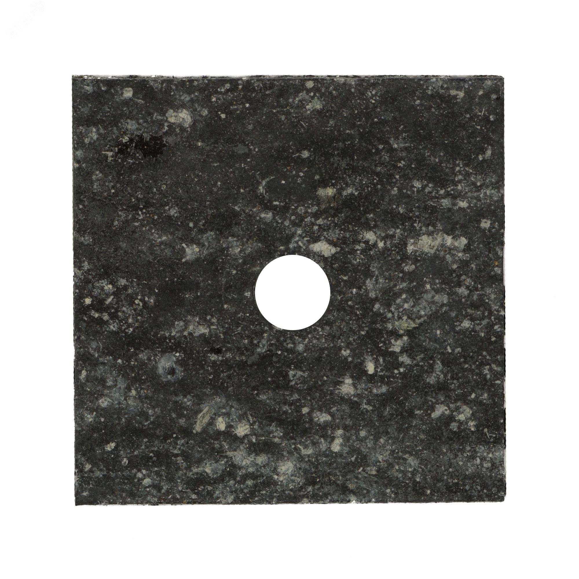 Изображение товара Паронитовая теплоизоляционная прокладка 50х50х2мм (10 шт.) для теплоизоляции крепежа