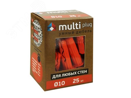 Дюбель универсальный Multi Plug 10x40мм оранжевый (25шт) 76091198 Европартнер - превью 5