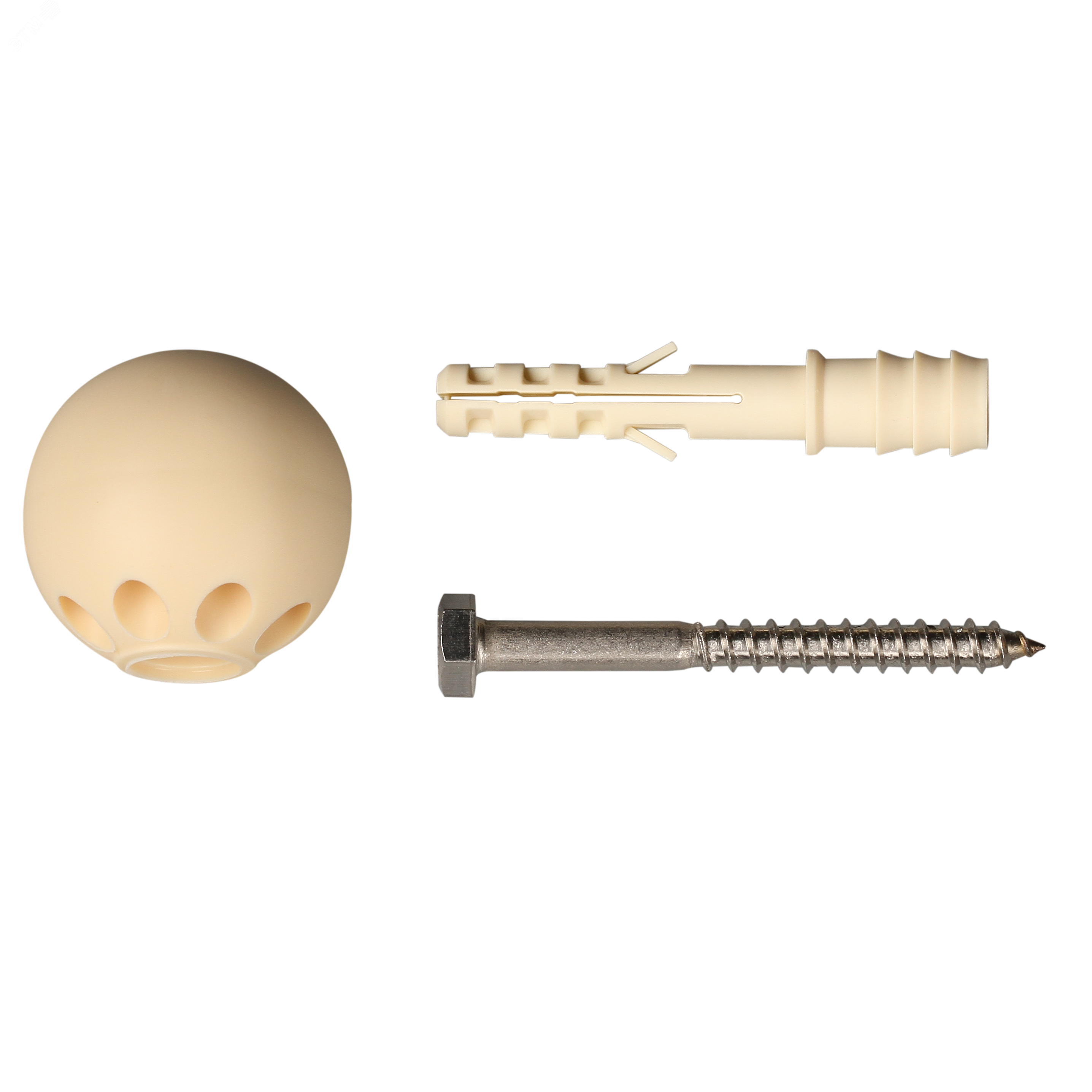 Изображение товара Комплект дверного ограничителя, сосна, блистер (упак)