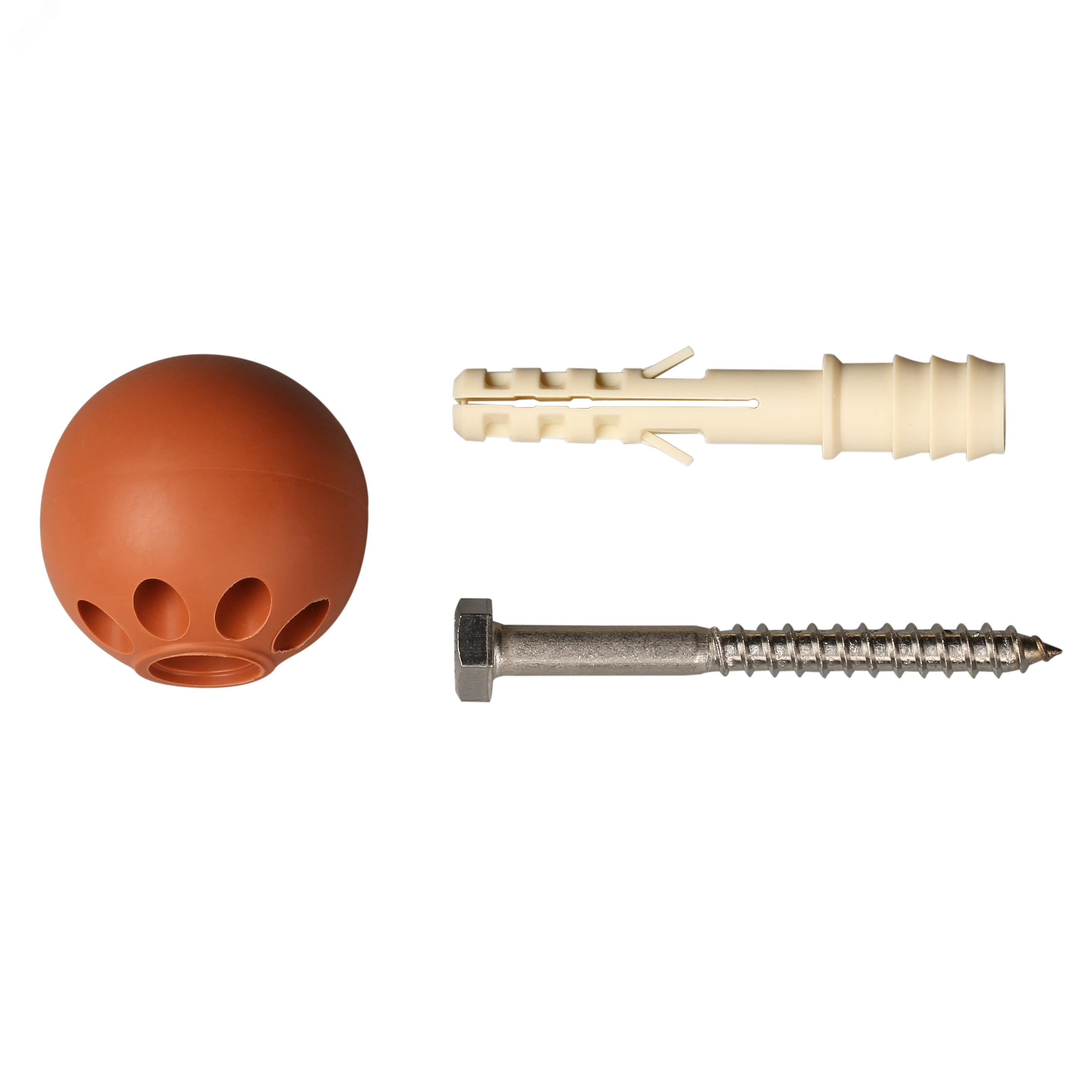 Изображение товара Комплект дверного ограничителя, вишня, блистер (упак)