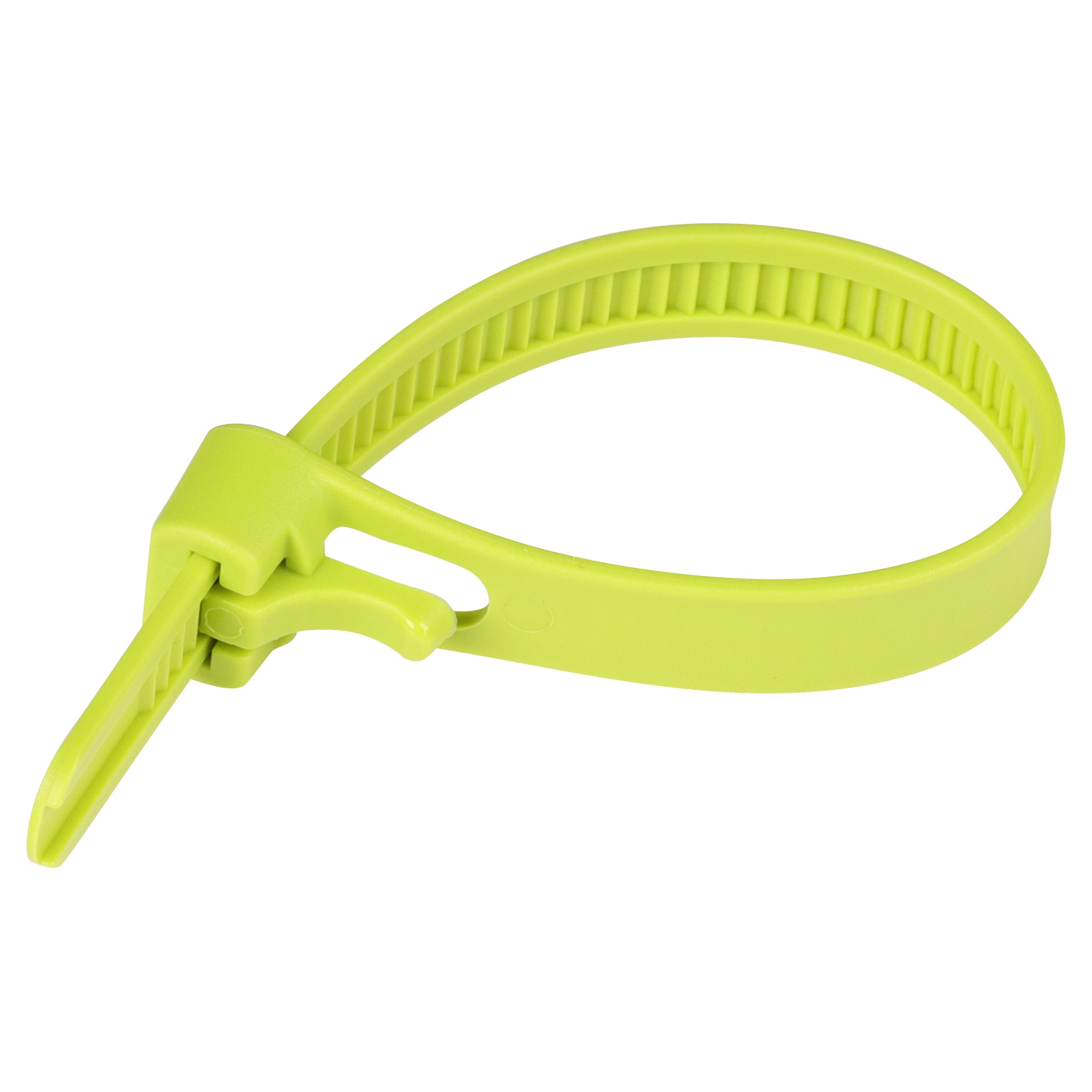 Стяжка нейлоновая 7.5х120 зеленая многоразовая (50 шт)