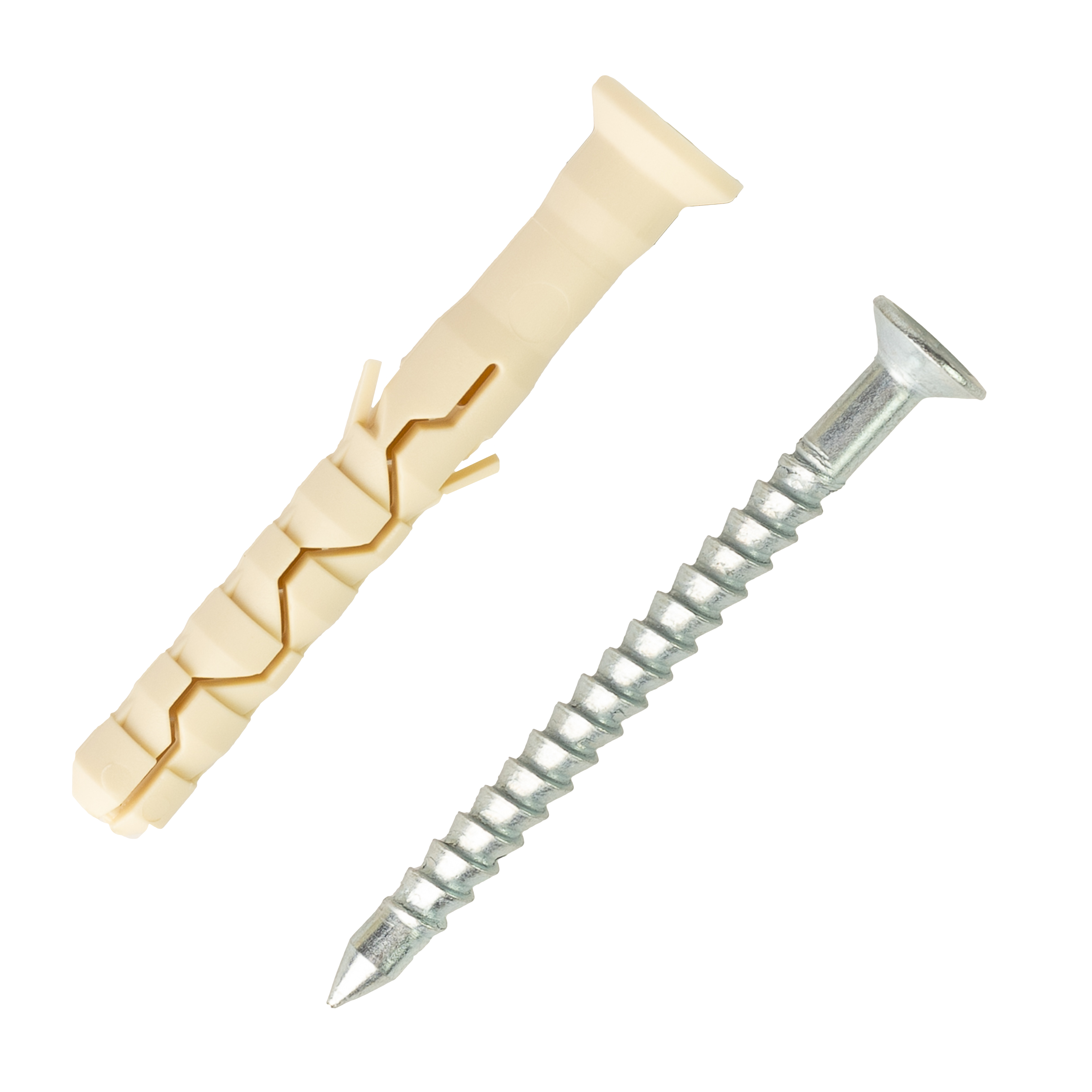 Дюбель-гвоздь 8х60 нейлон потайной бортик (70 шт)