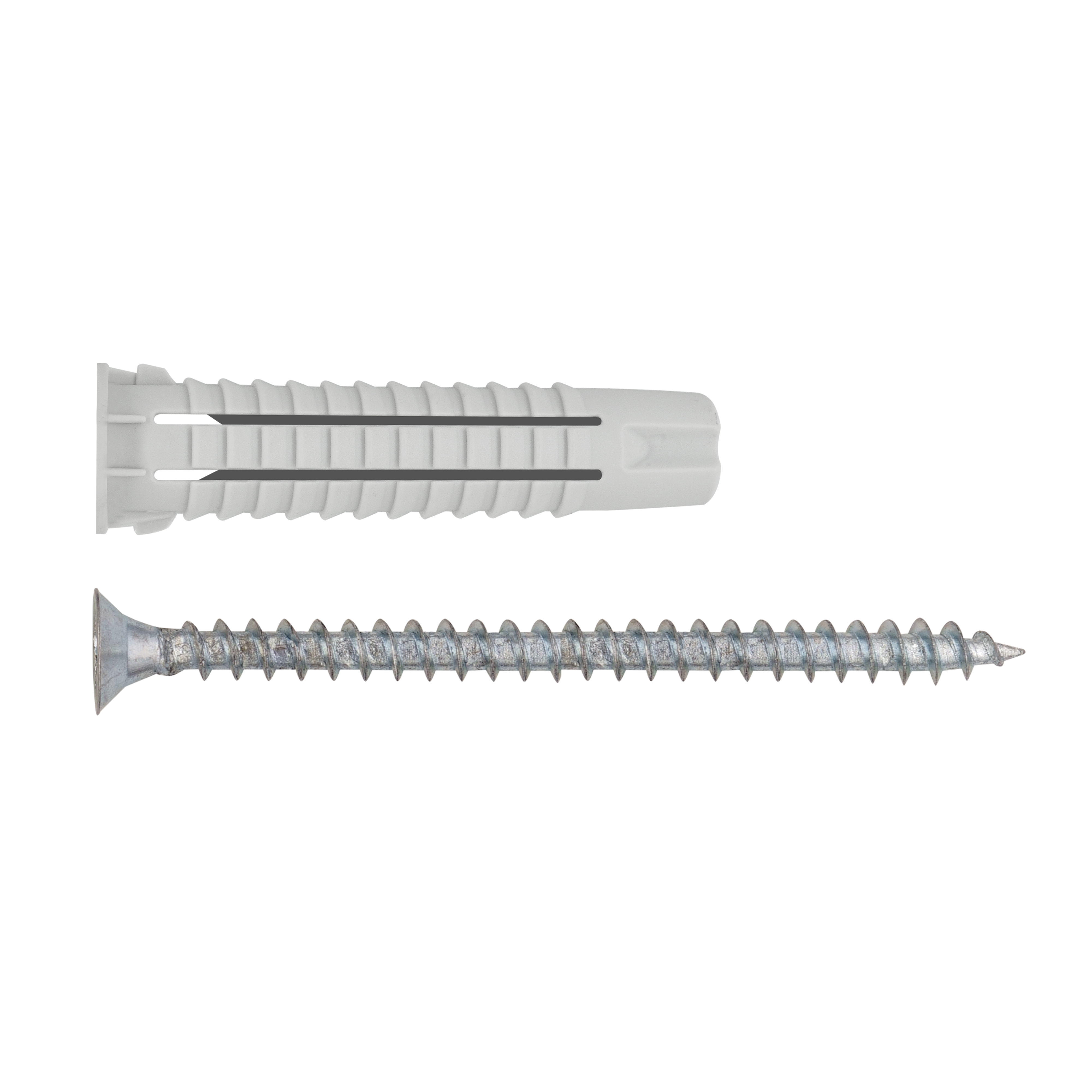 Дюбель универсальный 8х40 нейлон с шурупом с пота йной головой 5х60 (10 шт.)