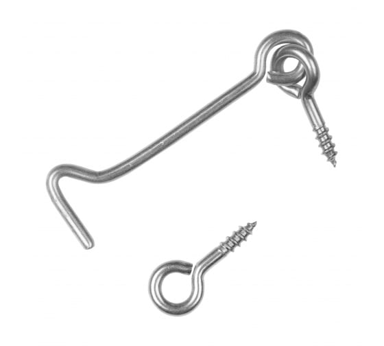 Крюк дверной 40 мм оцинкованный (1 шт.)