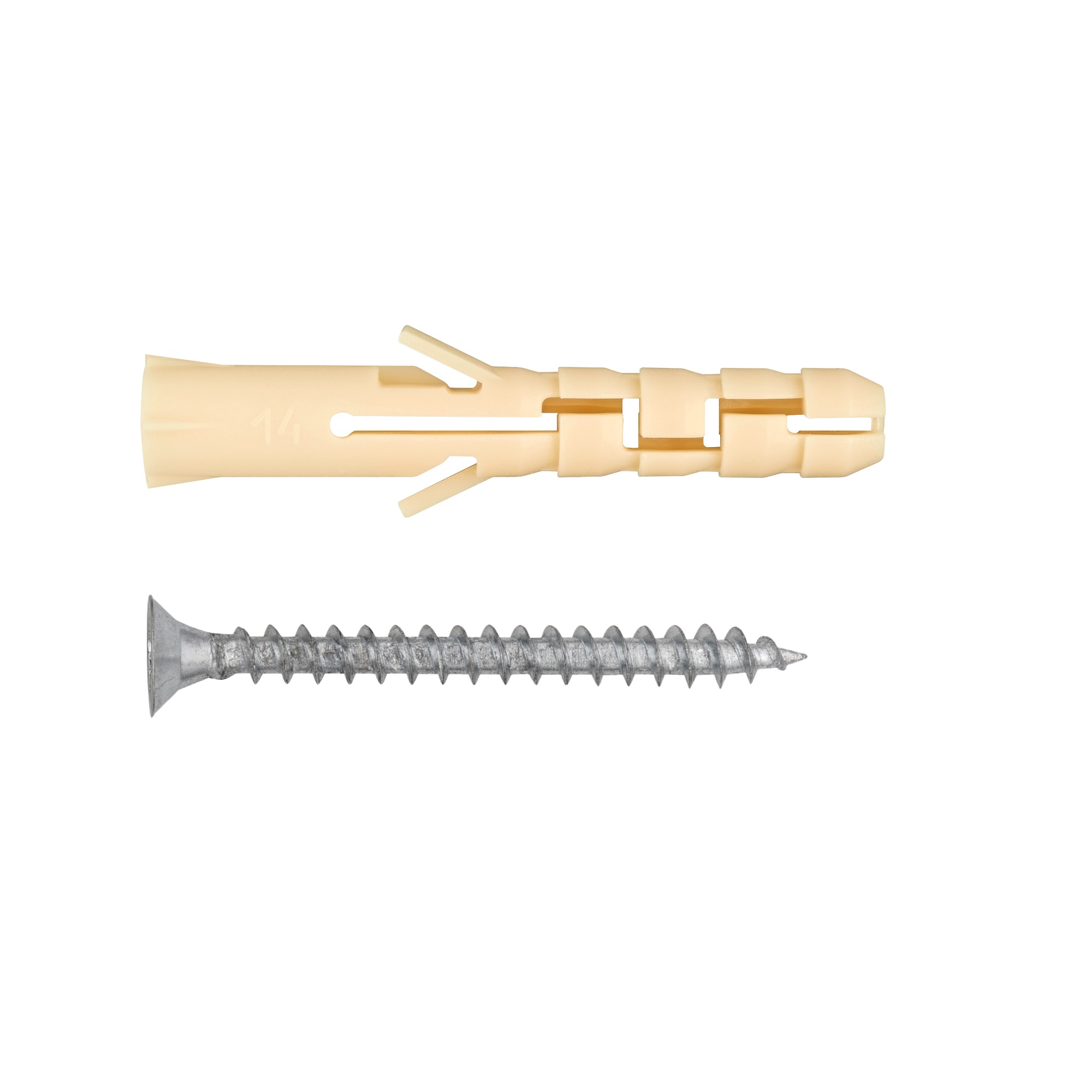 Дюбель распорный 6х40 нейлон c шурупом 4х50 (120 шт)