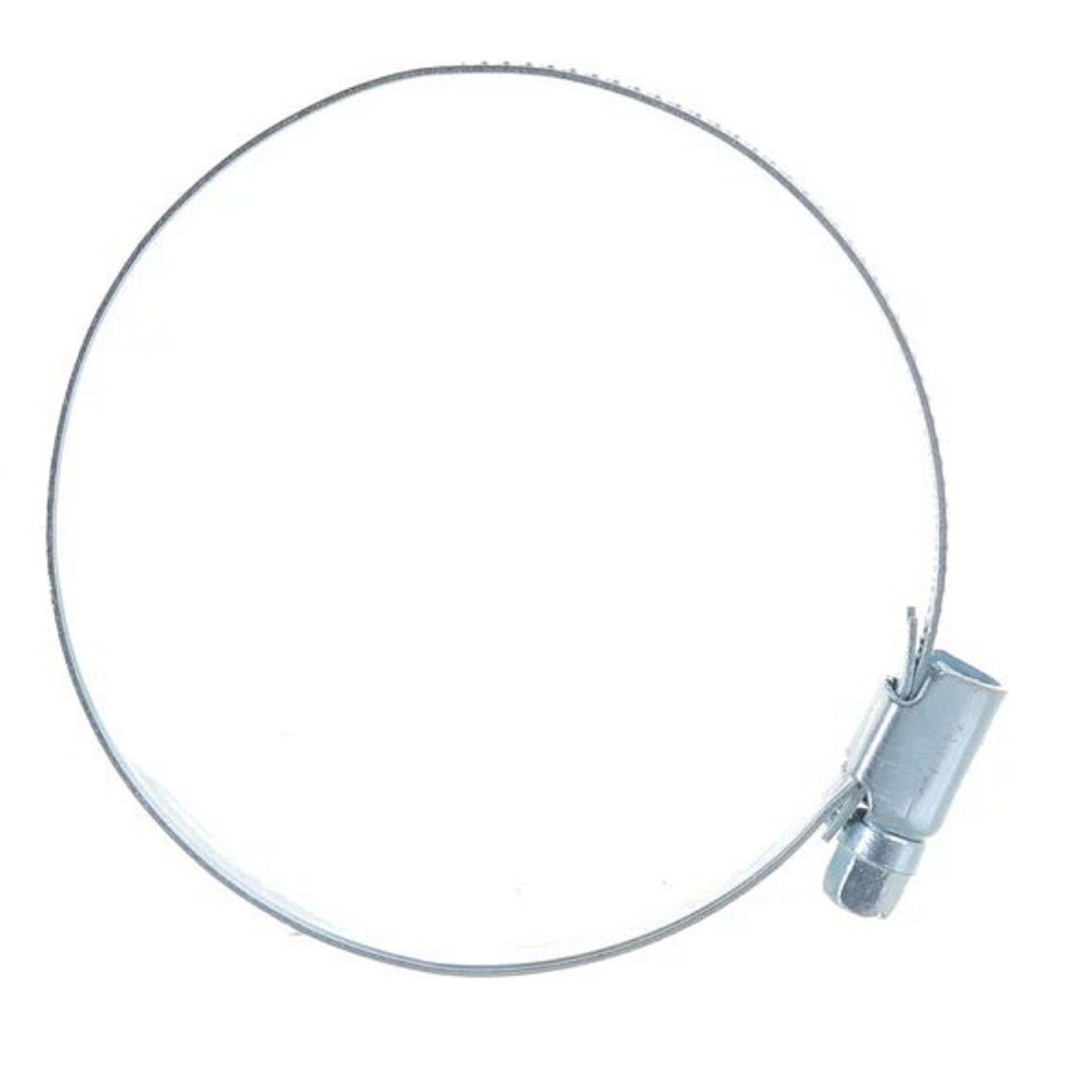 Хомут червячный 60-80 оцинкованный (2 шт)