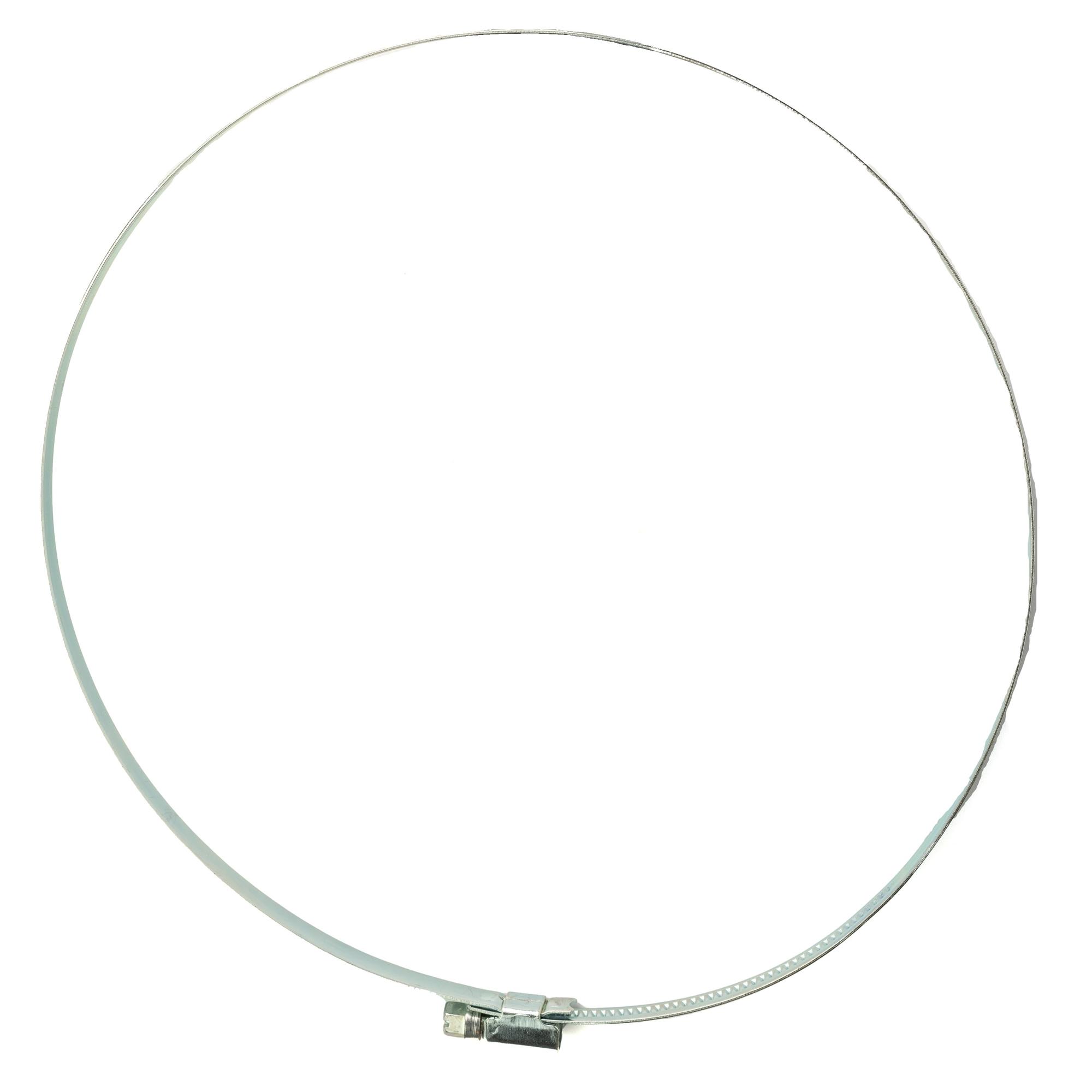 Хомут червячный 210-230 оцинкованный (1 шт)