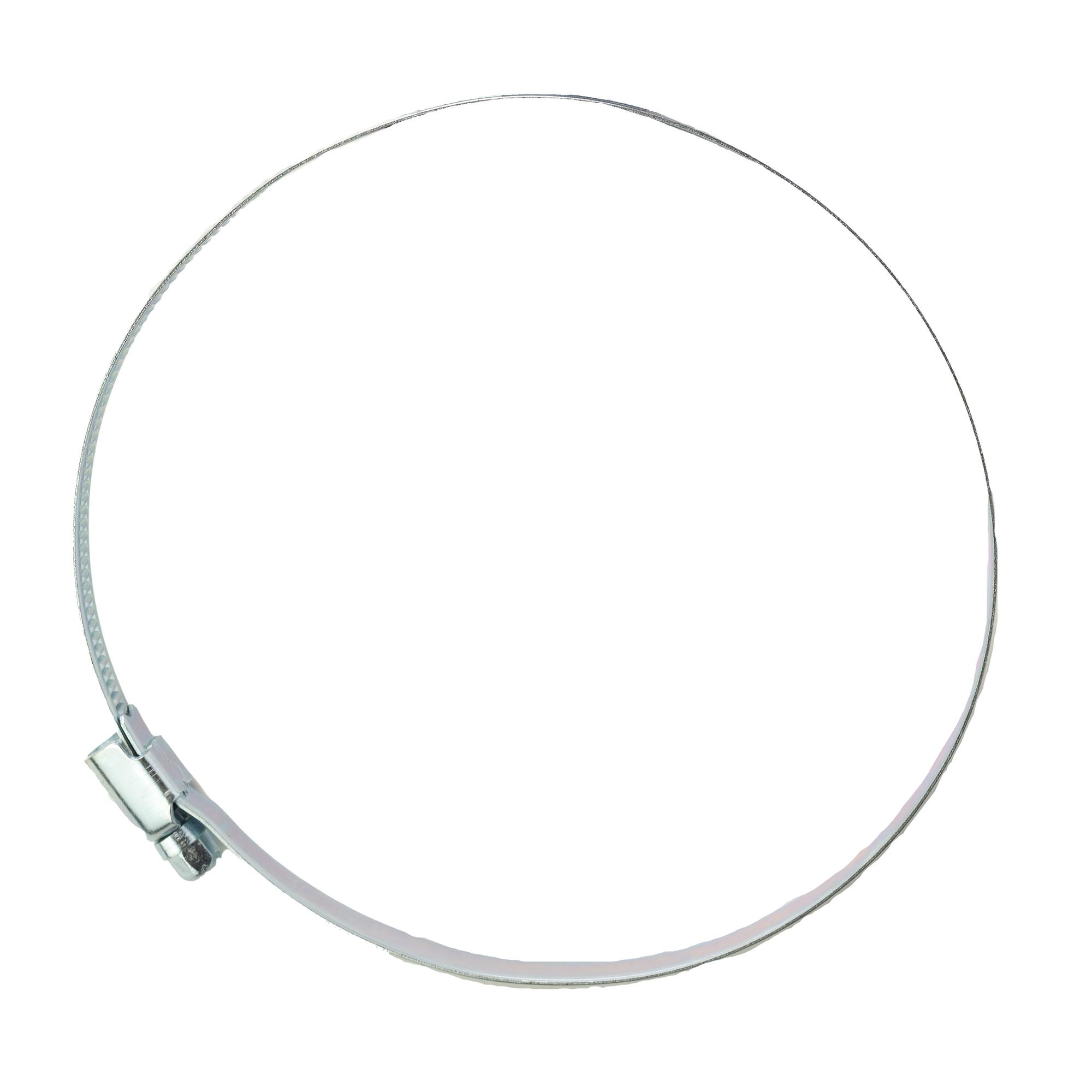 Хомут червячный 130-150 оцинкованный (1 шт)