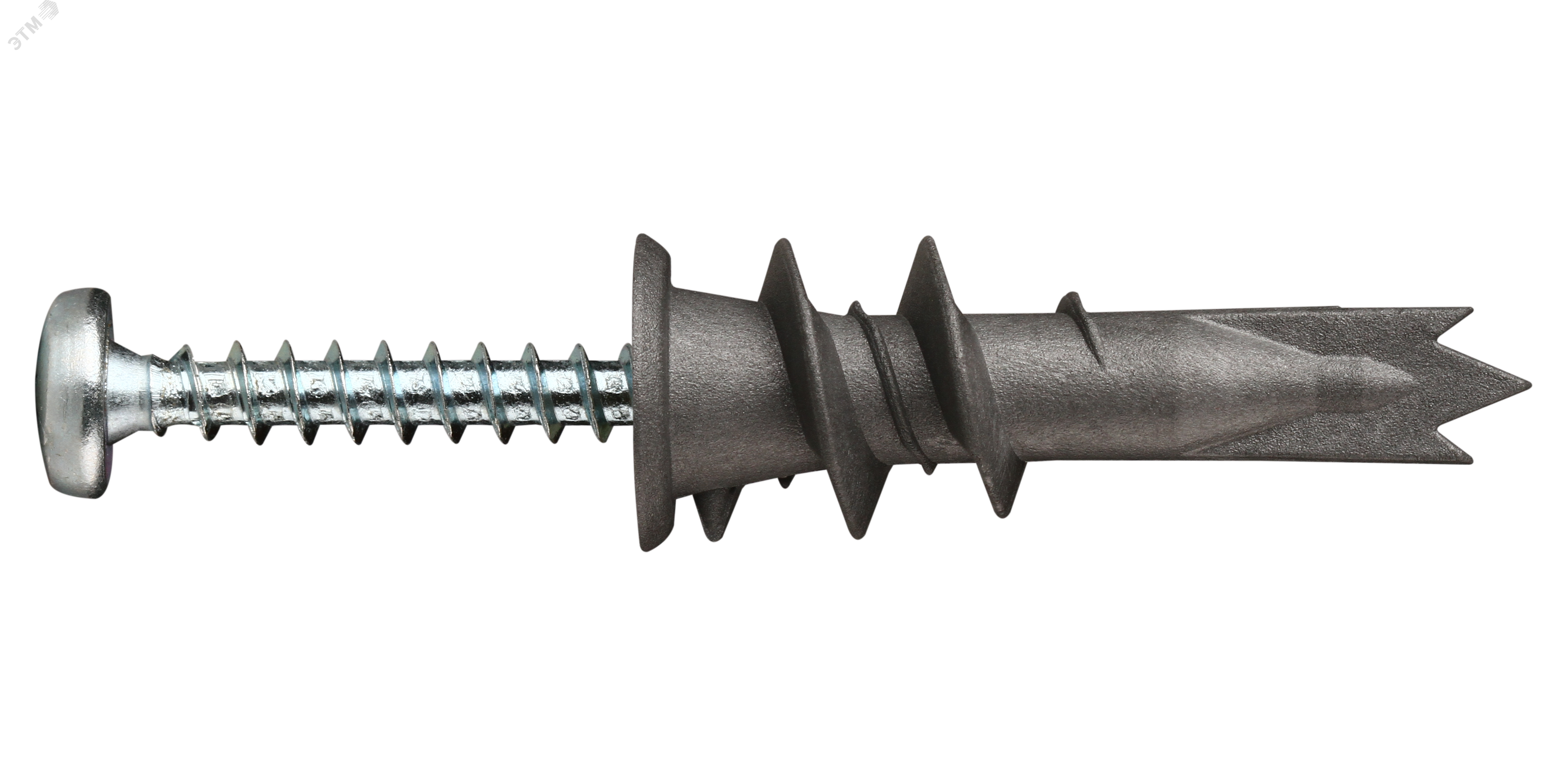 Изображение товара Дюбель для гипсокартона PBAM 14x39 с шурупом 25 шт армированный нейлон