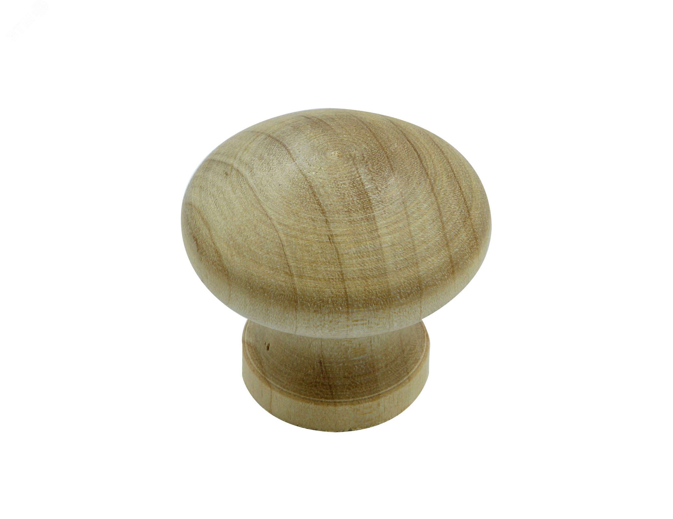 Ручка мебельная деревянная D40 кнопка (1 шт.) 0 0030 5 Европартнер