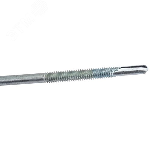 Саморез для сэндвич-панелей 6.3/5.5х105 с шестигранной головой сверлоконечный с шайбой EPDM оцинкованный (1 шт.) - фото 4