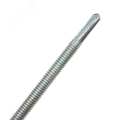 Саморез для сэндвич-панелей 6.3/5.5х185 с шестигранной головой сверлоконечный с шайбой EPDM оцинкованный (1 шт.) - фото 3