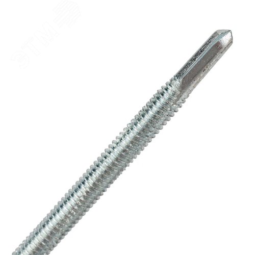 Саморез для сэндвич-панелей 6.3/5.5х200 с шестигранной головой сверлоконечный с шайбой EPDM оцинкованный (1 шт.) - фото 3