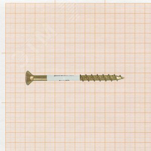 Саморез конструкционный по дереву 8х100 TX 40 с фрезой, желтопассивированный, потайная головка (1 шт.) - фото 2