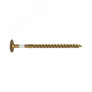 Шуруп конструкционный, для дерева, прессшайба TORX 40, ж/п 8x120 (1шт.) - фото 1