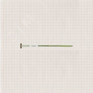 Шуруп конструкционный, для дерева, прессшайба TORX 40, ж/п 8x200 (1шт.) - фото 2