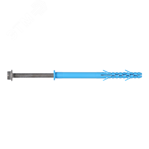 Дюбель фасадный 10х135 универсальный с шурупом с шестигранной головкой и пресс-шайбой (20 шт) - фото 2