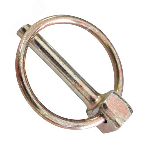 Шплинт DIN11023 D4,5 быстросъемный с кольцом оцинкованный (2 шт.) - фото 2