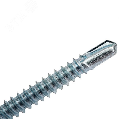 Саморез DIN7504K 4.8х32 шестигранная голова сверлоконечный оцинкованный (10 шт.) - фото 4