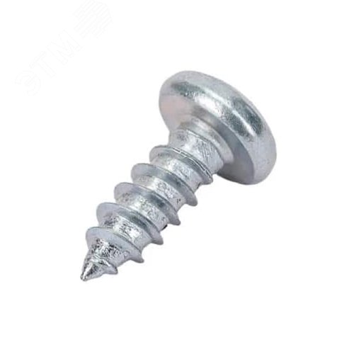 Саморез DIN7981 3.5х9.5 полукруглая голова остроконечный оцинкованный (20 шт.) - фото 2