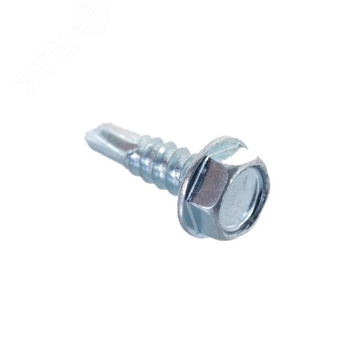 Саморез DIN7504K 4.8х16 шестигранная голова сверлоконечный оцинкованный (10 шт.) - фото 1