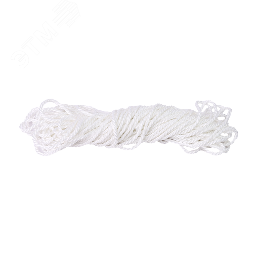 Изображение товара Веревка крученая капроновая 3-х прядная 3.1 мм х 20 м, р/н=150 кгс (шт)