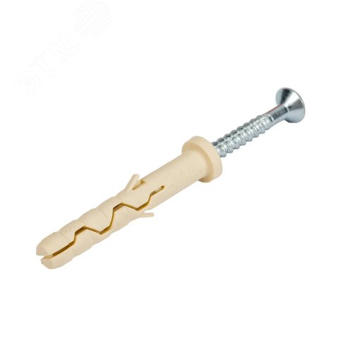 Изображение товара Дюбель-гвоздь 6х40 нейлон цилиндрический бортик (2000 шт) (упак)