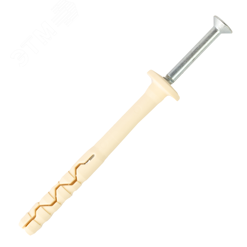 Дюбель-гвоздь 6х80 нейлон грибовидный бортик (70 шт) - фото 4