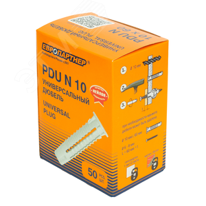 Дюбель универсальный 10х60 нейлон (50 шт) - фото 2