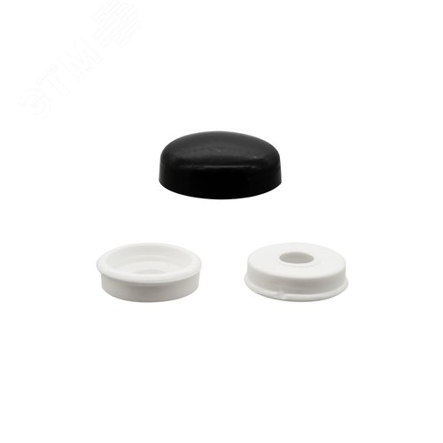 Колпачок декоративный на универсальный шуруп D4.5-5 черный (10 шт.) - фото 4