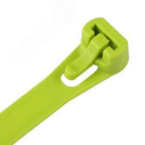 Стяжка нейлоновая 7.5х120 зеленая многоразовая (50 шт) - фото 3