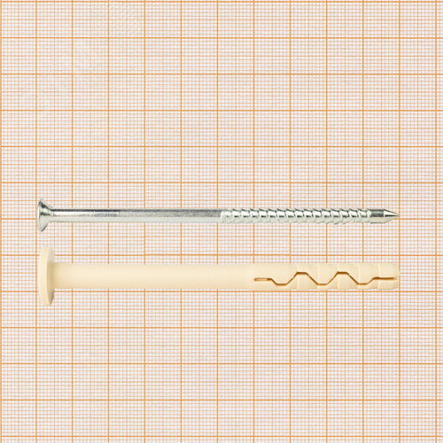 Дюбель-гвоздь 8х100 нейлон грибовидный бортик (400 шт) - фото 5