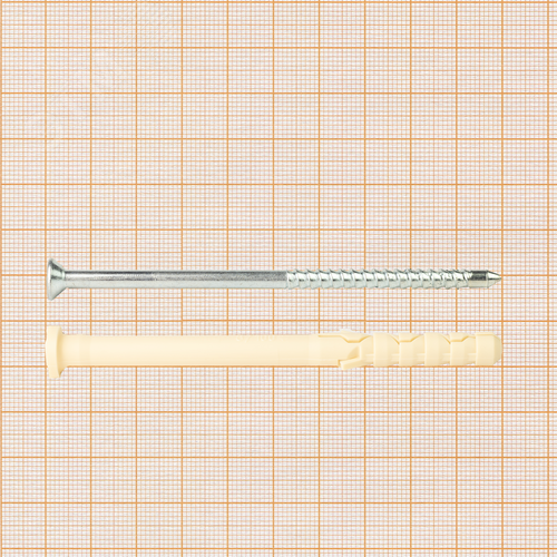 Дюбель-гвоздь 8х100 нейлон цилиндрический бортик (400 шт) - фото 4