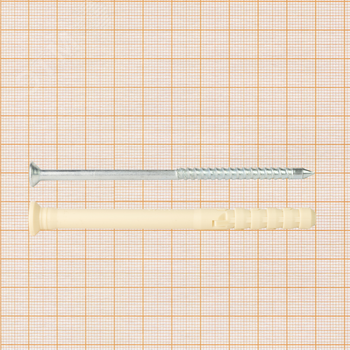 Дюбель-гвоздь 8х100 нейлон потайной бортик (400 шт) - фото 4