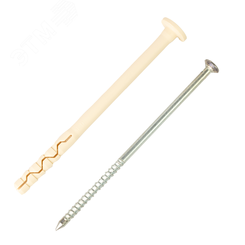 Дюбель-гвоздь 8х120 нейлон грибовидный бортик (40 шт) - фото 3