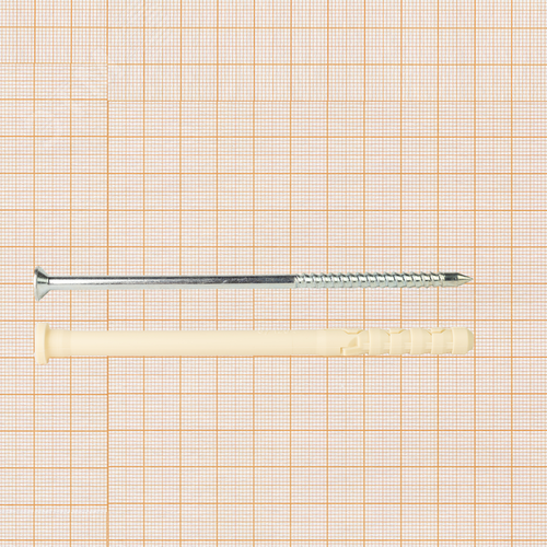 Дюбель-гвоздь 8х120 нейлон цилиндрический бортик (40 шт) - фото 4