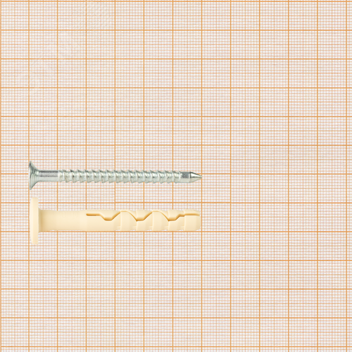 Дюбель-гвоздь 8х60 нейлон грибовидный бортик (600 шт) - фото 5