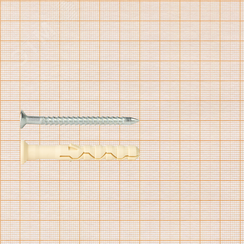 Дюбель-гвоздь 8х60 нейлон потайной бортик (70 шт) - фото 4