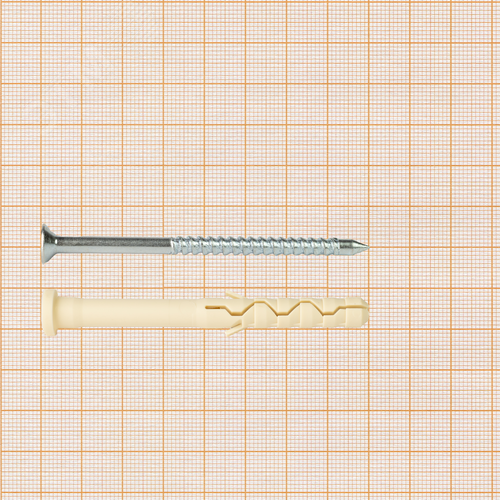 Дюбель-гвоздь 8х80 нейлон цилиндрический бортик (500 шт) - фото 4