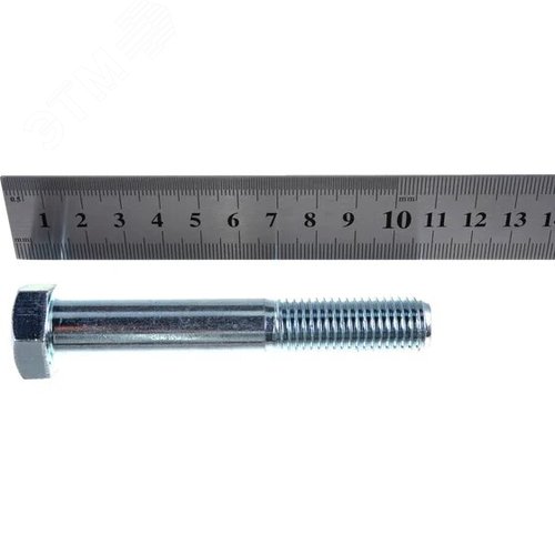 Болт DIN931 M16х100 неполная резьба шестигранная голова оцинкованный (2 шт.) - фото 2