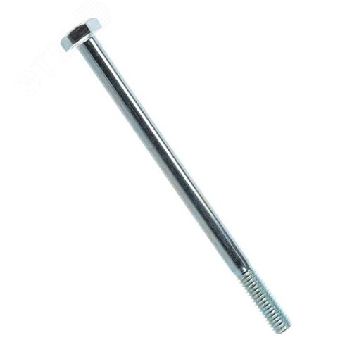 Изображение товара Болт DIN931 M10х100 неполная резьба шестигранная голова оцинкованный (4 шт.) (упак)